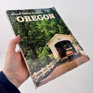 Vtg Softcover‎ Sunset Travel Guide to Oregon USA Book Revised Edition 70s READ
